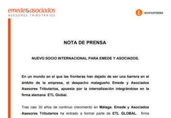 Nuevo socio internacional para emede y asociados – Febrero 2018