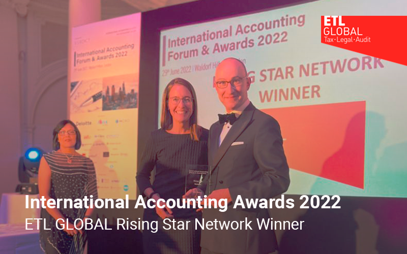 ETL GLOBAL es ganador del premio “Rising Star Network” del año 2022